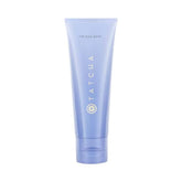 TATCHA Rice Wash bottle on sink for daily cleansing, refreshing skin.
