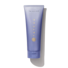 TATCHA Rice Wash bottle pump highlights gentle daily cleansing for softer skin.