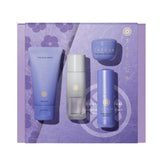 Tatcha Rice Wash foam bottle for cleansing and hydration.