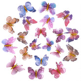Tatibana glitter butterfly hair clip close-up with sparkling wings for festive looks