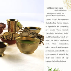 Tatsat Kajal con Triphala, ingredientes clave para nutrir la vista