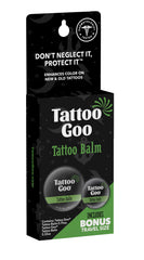 Tattoo Goo Bálsamo, textura de aceite natural, suaviza la piel alrededor de tatuajes