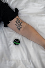 Tattoo Goo lightweight balm quickly absorbs without residue