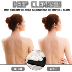 Tatuo four-piece exfoliating washcloth set for versatile home spa routines.