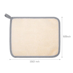 Tatuo: textura doble de la toalla exfoliante para exfoliar rostro y cuerpo.