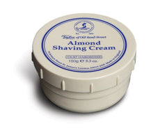 Taylor of Old Bond Street Almond Shaving Cream Bowl delivers rich lather for a smooth shave