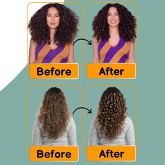 TAZ USA dual-level bristles help detangle thick curls with even pressure.