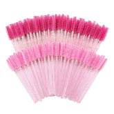 Tbestmax 200-pack disposable eyelash wand with crystal stick for precise lash grooming