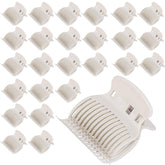 Tbestmax 24-hot-roller-clips package helps secure sections for even curls.