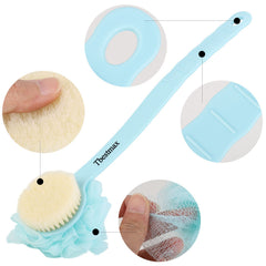 Tbestmax back scrubber anti-slip handle for secure grip in shower