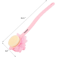Tbestmax back scrubber sponge side creating rich bubbles for cleansing