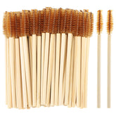 Tbestmax bamboo spoolie lash wand for precise lash separation and grooming
