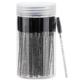 Tbestmax disposable mascara wands with container for hygienic storage and travel-friendly use.