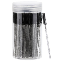 Tbestmax disposable mascara wands with container for hygienic storage and travel-friendly use.