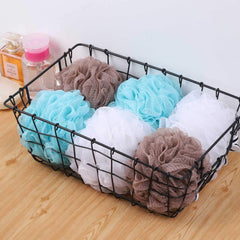 Tbestmax loofah set, sturdy plastic construction for long-lasting use.