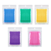 Tbestmax micro applicator brush pack for precise makeup application and gentle cleaning.