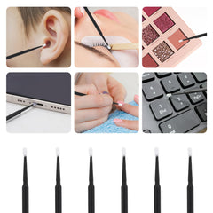 Tbestmax micro swabs remove excess powder and stray lashes with care.