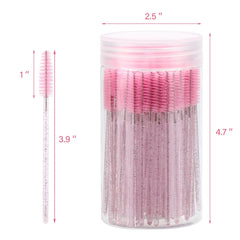 Tbestmax pink lash brush spoolie ideal for precise brow and lash grooming.
