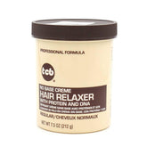 TCB Hair Relaxer No Base Creme Regular bottle for smooth, nourished hair