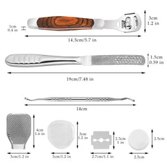 TCocos Foot File Head Removable for quick blade changes
