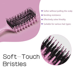 Tcsxady Brush's hollow vents speed drying and reduce styling time.