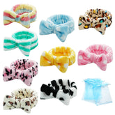 TDHDIKE 9-pcs spa headbands pack keeps hair away for skincare routines