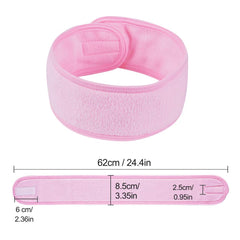 TDHDIKE black headband ideal for makeup and skincare sessions