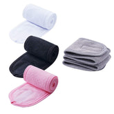 TDHDIKE facial headband white with skin-friendly fabric for skincare routines