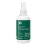 Tea Tree Lavender Mint Leave-In Spray bottle for conditioning and gloss.