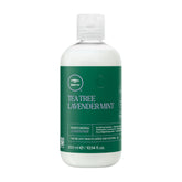 Tea Tree Lavender Mint Moisturizing Conditioner bottle highlighting hydrating formula for dry hair.
