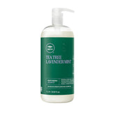 Tea Tree Lavender Mint Moisturizing Shampoo bottle highlights hydrating formula for dry, coarse hair