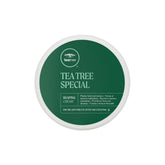 Tea Tree Shaping Cream bottle close-up showing long-lasting hold