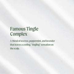Tea Tree Special Conditioner application scene with cooling tingle