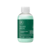Tea Tree Special Shampoo muestra sensación de hormigueo en el cuero cabelludo, refrescante.