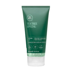 Tea Tree Styling Gel brillo medio para cabello de todo tipo, acabado natural.