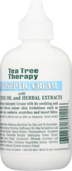 Tea Tree Therapy Crema Antiséptica, textura cremosa para aplicar fácilmente