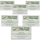 Tea Tree Therapy jabón en barra base vegetal con eucalipto, para uso diario y piel suave.