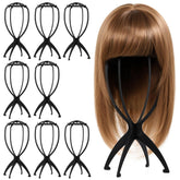 Tecbeauty wig stand collapsible design for easy travel and storage.