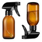 Tecohouse amber glass spray bottle with 360-degree spray for hard-to-reach spots.