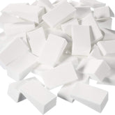 TecUnite makeup sponge wedges in white for smooth, even foundation application.