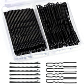 Teenitor 100Pcs black bobby pins pack for on-the-go styling