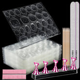 Teenitor 20 sheet nail adhesive tabs pack ready for versatile press on nails.