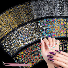 Teenitor nail stickers with butterflies and fruit for quick, kid-friendly nails.