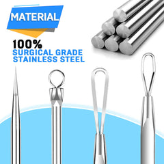 Teenitor blackhead extractor loops remove blemishes of varying sizes.