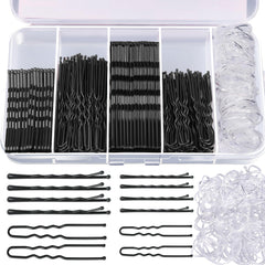 Teenitor 2-inch black bobby pins for secure, discreet updos