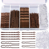 Teenitor brown bobby pins 2in secure everyday hairstyles