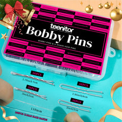 Teenitor bun pins 2.36 inches provide secure bun support for updos.