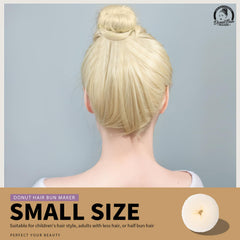 Teenitor bun shaper large for medium-to-thick hair, fast, neat buns.