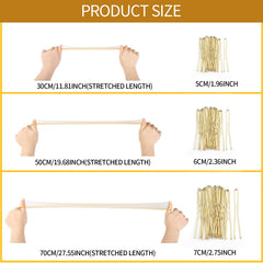 Teenitor dark blonde hair nets ready for quick bun formation