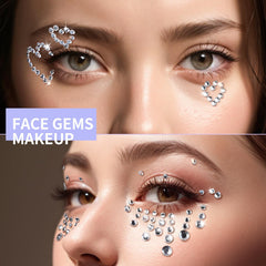 Teenitor Easy-Application rhinestones with precision tweezers for precise placement.